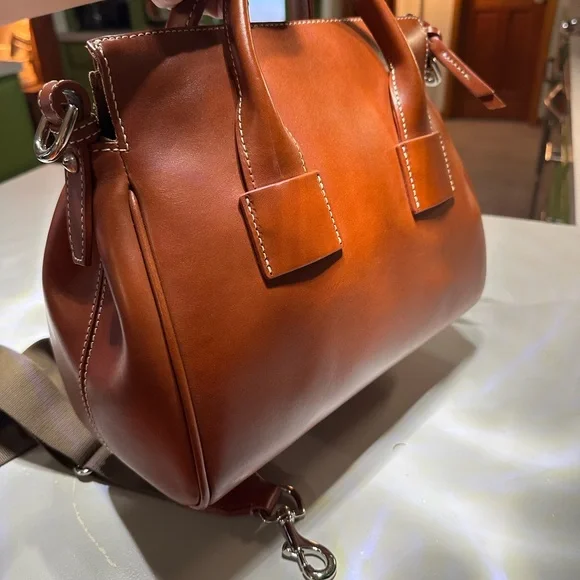 Dooney & Bourke Florentine Toscana Satchel in Ginger - Picture 3 of 7